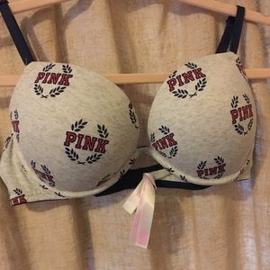 Pink push up Bra